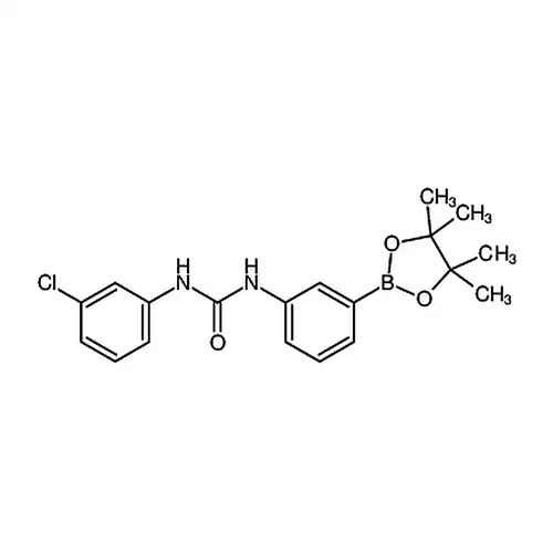 1-(3-염소페닐)-3-(3-(4,4,5,5-四메틸-1,3,2-二산소붕소杂环펜틸알칸-2-基)페닐)脲
