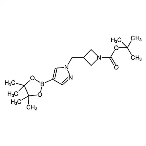 3-((4-(4,4,5,5-四메틸-1,3,2-二산소杂붕소杂环펜틸알칸-2-基)-1H-피라졸-1-基)메틸)질소杂环부틸알칸-1-개미산叔부틸에스테르