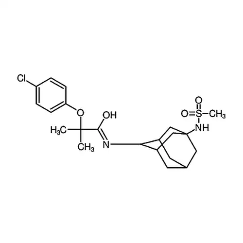 rel-2-(4-Chlorophenoxy)-2-methyl-N-((1S,2R)-5-(methylsulfonamido)adamantan-2-yl)propanamide