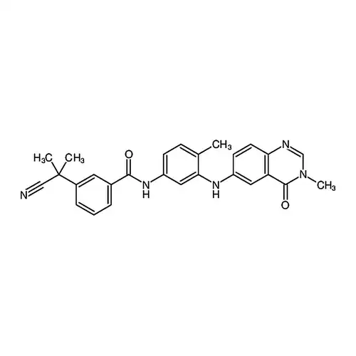 3-(1-氰基-1-메틸에틸)-N-[3-[(3,4-二수소-3-메틸-4-산소代-6-喹唑啉基)아미노]-4-메틸페닐]벤조일아민