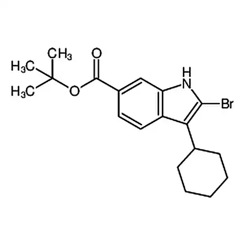tert-Butyl 2-bromo-3-cyclohexyl-1H-indole-6-carboxylate