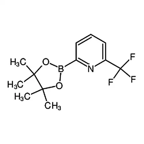 2-(4,4,5,5-四метил-1,3,2-二кислородабора杂环пентилалкан-2-基)-6-(三фтораметил)피리딘