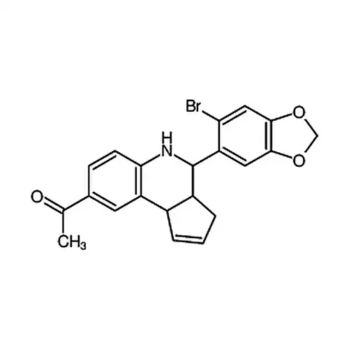 1-((3aR,4S,9bS)-rel-4-(6-臭素ベンゼン并[d][1,3]二恶英-5-基)-3a,4,5,9b-四水素-3H-环ペンチルアルカン[c]キノリン-8-基)エチルケトン