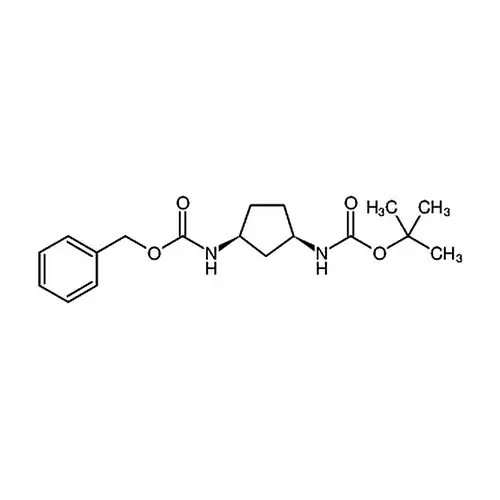 顺式-1-(Boc-アミノ)-3-(Cbz-アミノ)环ペンチルアルカン