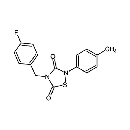 4-[(4-fluorophenyl)methyl]-2-(4-methylphenyl)-1,2,4-thiadiazolidine-3,5-dione