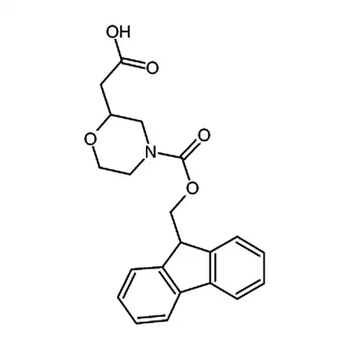 2-[4-(9H-芴-9-基метилкислорода基羰基)吗啉-2-基]уксусная кислота