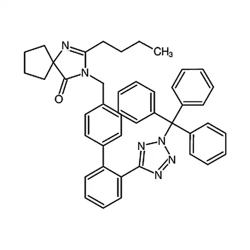 2-부틸基-3-((2'-(2-三페닐-2H-四唑-5-基)-[1,1'-联벤젠]-4-基)메틸)-1,3-二질소杂螺环[4.4]노닐-1-엔-4-케톤
