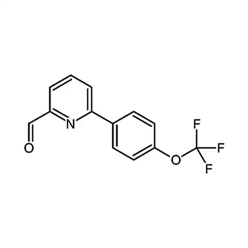 6-[4-(三фтораметилкислорода基)фенил]-2-피리딘формальдегид