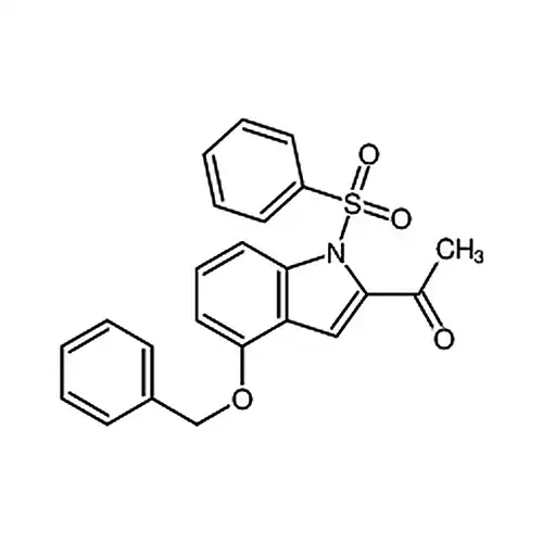 1-(4-(苄酸素基)-1-(フェニル磺酰基)-1H-インドール-2-基)エチルケトン