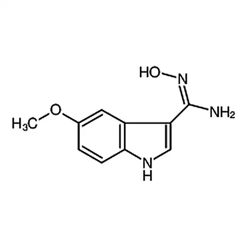 N-ヒドロキシ-5-メチル酸素基-1-H-インドール-3-メチル脒