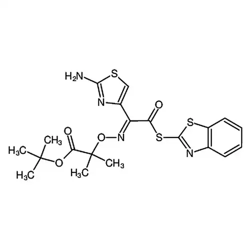 (Z)-tert-Butyl 2-(((1-(2-aminothiazol-4-yl)-2-(benzo[d]thiazol-2-ylthio)-2-oxoethylidene)amino)oxy)-2-methylpropanoate