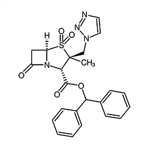 (2S,3S,5R)-3-((1H-1,2,3-三唑-1-基)메틸)-3-메틸-7-산소代-4-황杂-1-질소杂双环[3.2.0]헵틸알칸-2-羧산二벤젠메틸에스테르 4,4-二산화물