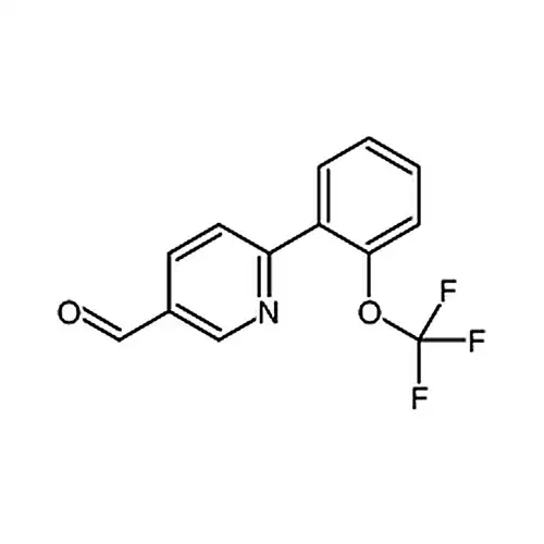 6-[2-(三фтораметилкислорода基)фенил]-3-피리딘формальдегид