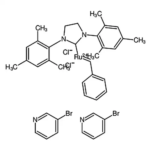 Dichloro[1,3-bis(2,4,6-trimethylphenyl)-2-imidazolidinylidene](benzylidene)bis(3-bromopyridine)ruthenium(II)