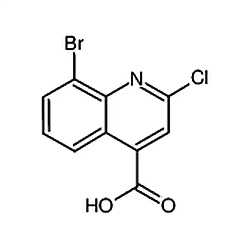 8-臭素-2-塩素キノリン-4-羧酸