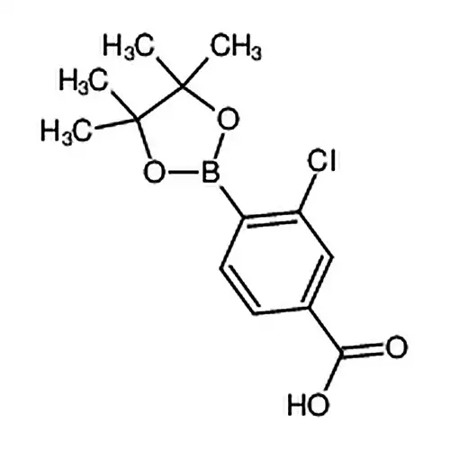 3-хлора-4-(4,4,5,5-四метил-1,3,2-二кислорода杂бора杂环пентилалкан-2-基)бензолмуравьиная кислота