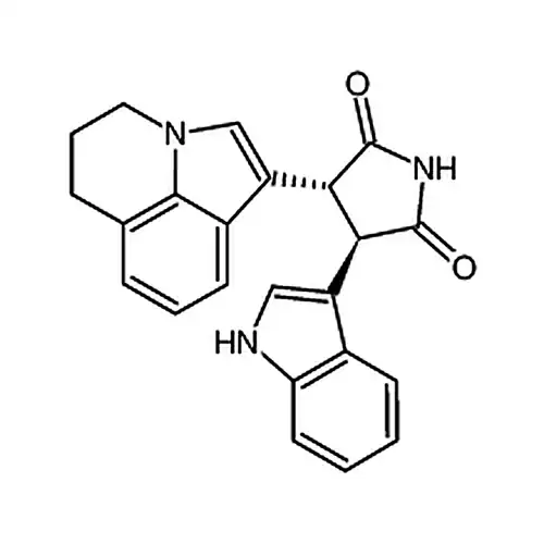 (3R,4R)-3-(5,6-二수소-4H-피롤并[3,2,1-ij]퀴놀린)-4-(1H-인돌)-2,5-피롤알칸二케톤