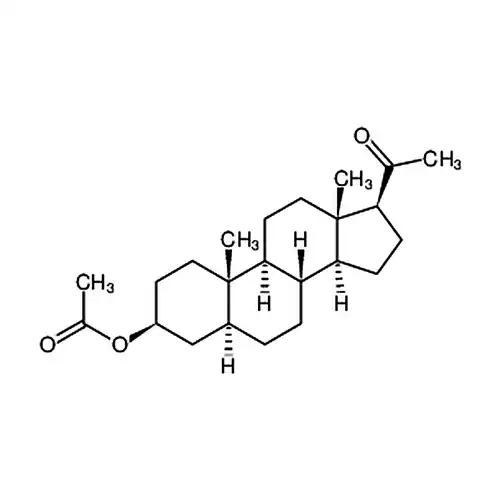 (3S，5S，8R，9S，10S，13S，14S，17S)-17-acetyl-10，13-dimethylhexadecahydro-1H-cyclopenta[a]phenanthren-3-yl acetate