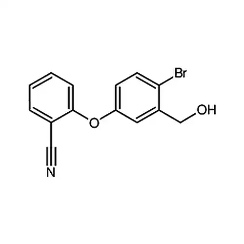 2-(4-臭素-3-(羟メチル)ベンゼン酸素基)ベンゼンメチル腈