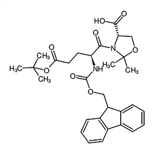 (S)-3-((S)-2-((((9H-芴-9-基)메틸산소基)羰基)아미노)-5-(叔부틸산소基)-5-산소代펜틸酰基)-2,2-디메틸恶唑알칸-4-羧산