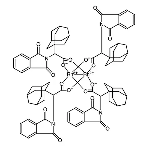 四[(R)-(-)-(1-금刚알칸基)-(N-邻벤젠二메틸酰亚아민基)아세트산基]二铑(II)