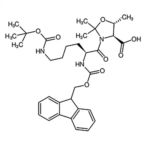 (4S,5R)-3-((S)-2-((((9H-芴-9-基)메틸산소基)羰基)아미노)-6-((叔부틸산소羰基)아미노)헥실酰基)-2,2,5-三메틸恶唑알칸-4-羧산