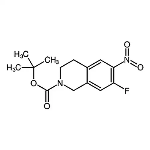 tert-Butyl 7-fluoro-6-nitro-3,4-dihydroisoquinoline-2(1H)-carboxylate
