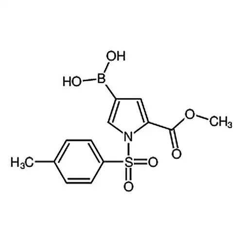 (5-(метилкислорода基羰基)-1-톨루엔磺酰基-1H-пиррол-3-基)борная кислота
