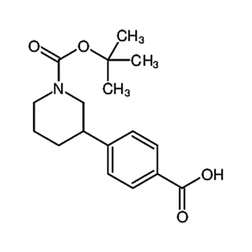 3-(4-Carboxy-phenyl)-piperidine-1-carboxylic acid tert-butyl ester