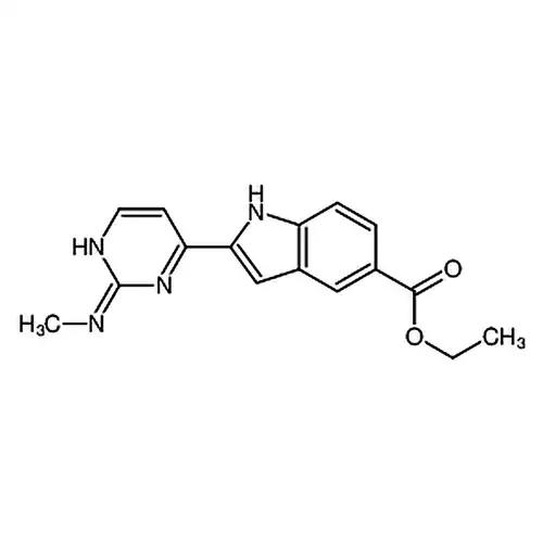 Ethyl 2-(2-(methylamino)pyrimidin-4-yl)-1H-indole-5-carboxylate