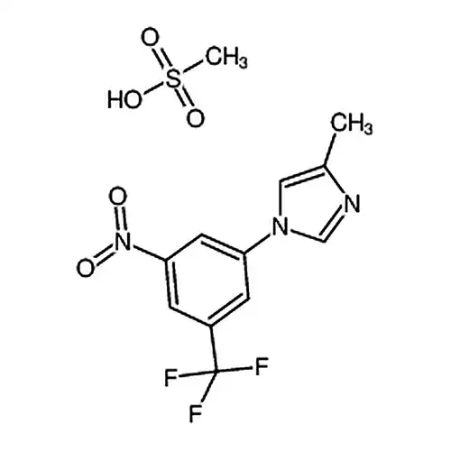 4-메틸-1-(3-니트로-5-(三불소메틸)페닐)-1H-이미다졸메틸술폰산염