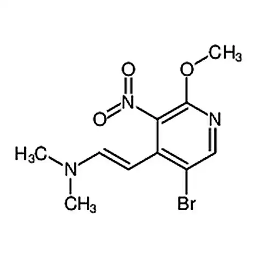 (E)-2-(5-брома-2-метилкислорода基-3-нитро피리딘-4-基)-N，N-диметилэтиламин