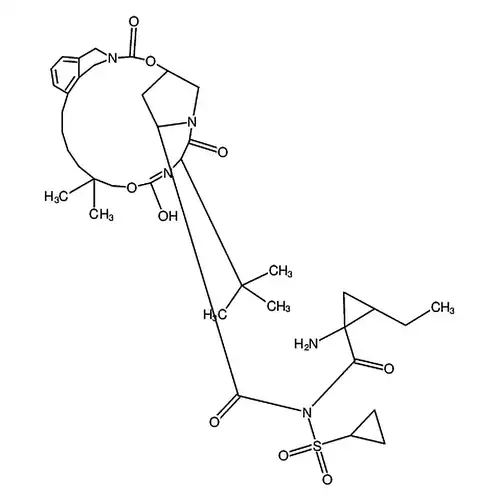 (1R,2R)-N-[[[6-(2-카르복시-2,3-二수소-1H-异인돌-4-基)-2,2-디메틸헥실基]산소]羰基]-3-메틸-L-缬氨酰-(4R)-4-히드록시-L-脯氨酰-1-아미노-N-(环프로필基磺酰基)-2-에틸环프로필메틸아미드 (1-2)-内에스테르