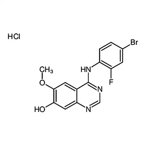 4-(4-브롬-2-불소아닐린基)-7-히드록시-6-메틸산소基喹唑啉염산염