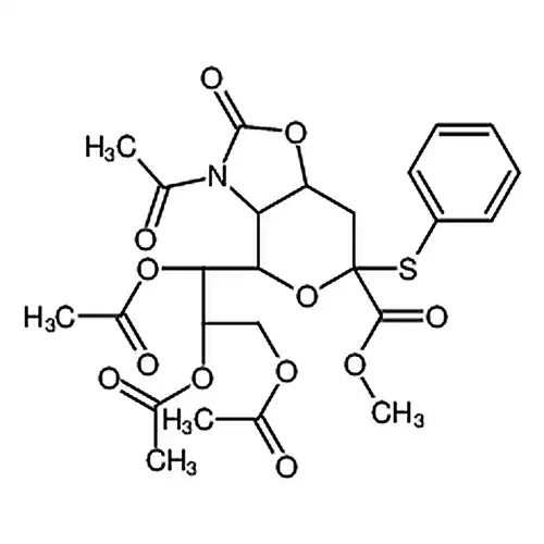 5-에틸酰아미노-7，8，9-三-O-아세틸-5-N，4-O-羰基-3，5-二脱산소-2-S-페닐-2-황代-β-D-글리세린-D-半乳-2-吡喃神经氨산메틸에스테르