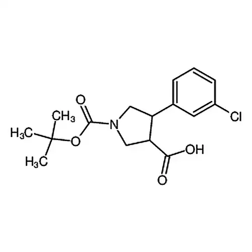 1-(叔부틸산소羰基)-4-(3-염소페닐)피롤알칸-3-羧산