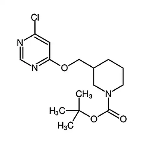 3-(6-Chloro-pyrimidin-4-yloxymethyl)-piperidine-1-carboxylicacidtert-butylester