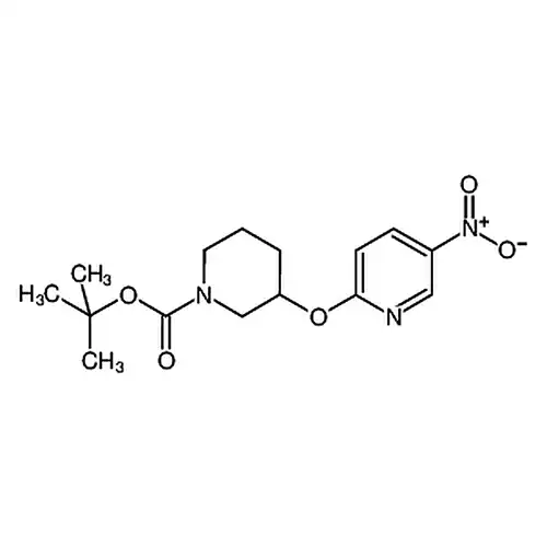 3-(5-Nitro-pyridin-2-yloxy)-piperidine-1-carboxylicacidtert-butylester