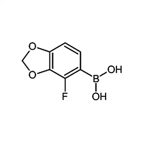 (4-фторабензол并[d][1,3]二кислородапентил环-5-基)борная кислота