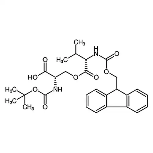 (S)-3-(((S)-2-((((9H-芴-9-基)메틸산소基)羰基)아미노)-3-메틸부티릴)산소基)-2-((叔부틸산소羰基)아미노)프로피온산