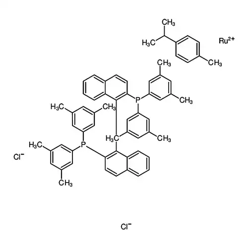 [(R)-(+)-2,2'-双[二(3,5-キシレン基)膦]-1,1'-联萘](对伞花烃)塩化钌(II)塩化物