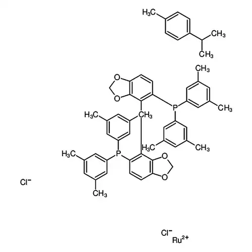 塩化[(R)-(+)-5,5'-双(二フェニル膦)-4,4'-二-1,3-ベンゼン并二茂](对伞花烃)钌(II)塩化物