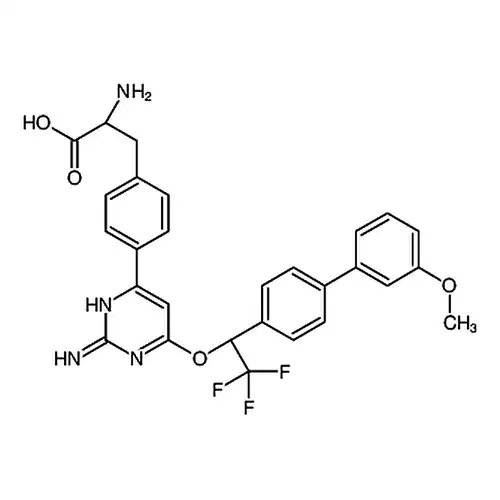 4-[2-アミノ-6-[(1R)-2,2,2-三フッ素-1-(3'-メチル酸素基联ベンゼン-4-基)エチル酸素基]ピリミジン-4-基]-L-ベンゼンプロピル氨酸