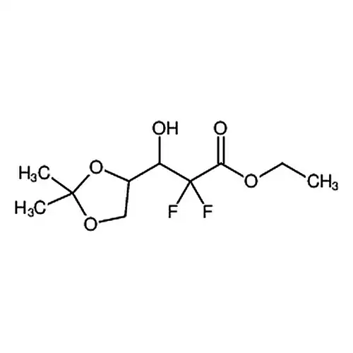 Ethyl (3R,S)-2,2-difluoro-3-hydroxy-3-(2,2-dimethyldioxolan-4-yl)propionate