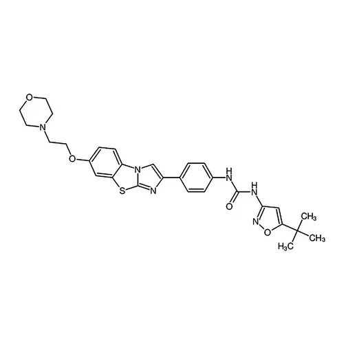 N-(5-tert-부틸-异옥사졸-3-基)-N-{4-[7-(2-吗啉-4-基에틸산소基)이미다졸并[2,1-b][1,3]벤젠并티아졸-2-基]페닐}脲