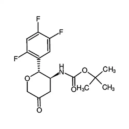 (2R，3S)-5-산소代-2-(2，4，5-三불소페닐)四수소-2H-吡喃-3-基)아미노개미산叔부틸에스테르