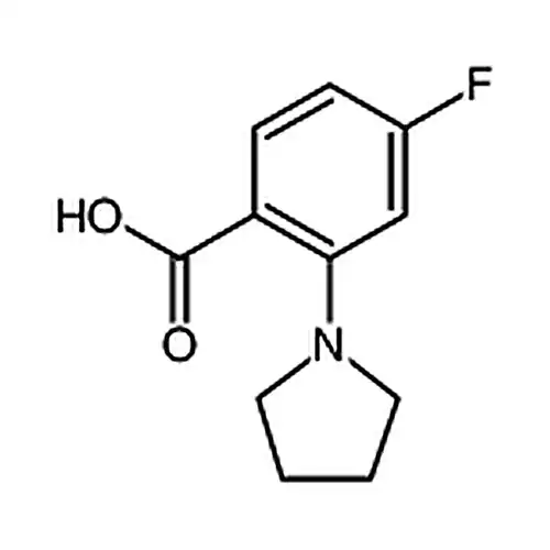 2-(1-피롤알칸基)-4-불소벤젠개미산