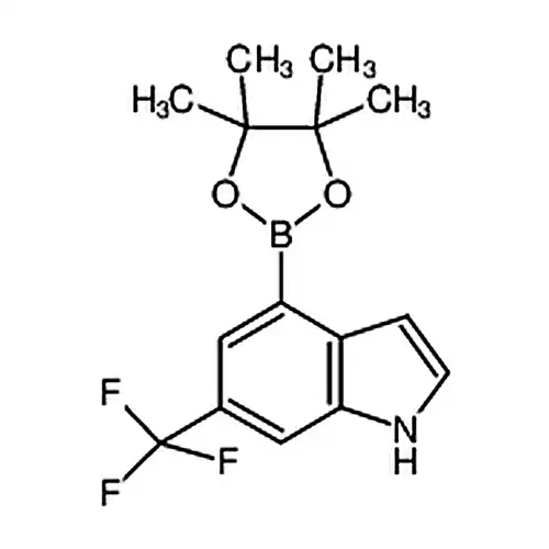 4-(4，4，5，5-四메틸-1，3，2-二산소붕소펜틸环-2-基)-6-(三불소메틸)-1H-인돌