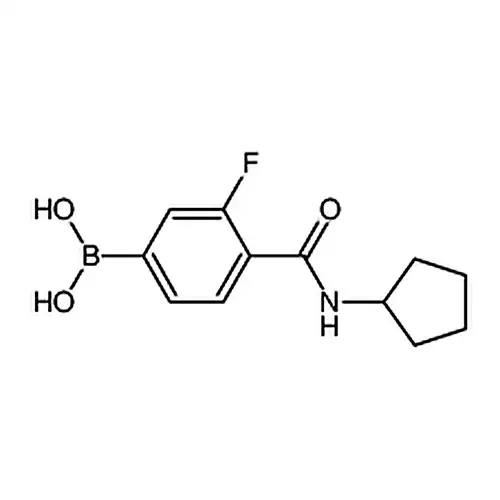4-(环ペンチル基アミノメチル酰)-3-フッ素ベンゼンホウ酸