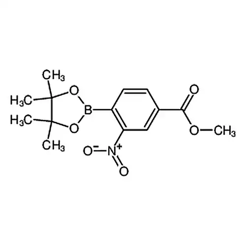 3-니트로-4-(4,4,5,5-四메틸-1,3,2-二산소붕소杂环펜틸알칸-2-基)벤젠개미산메틸에스테르